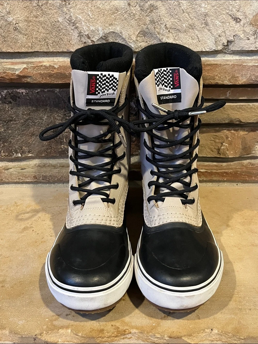 Vans Standard MTE Jake Kuzyk Tan and Black Snow Boots